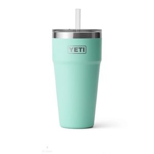 Yeti Rambler 769 ml (26 oz.) Stackable Cup With Straw Lid, Seafoam - NWT